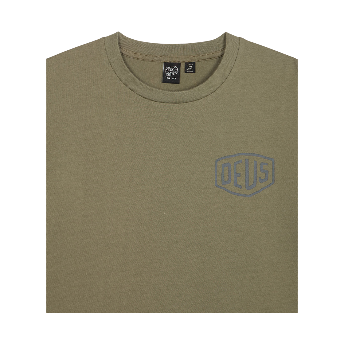 [6% 적립] 데우스 엑스 마키나 서울 컬리지 어드레스 티셔츠 올리브([6% 적립] Deus Ex Machina Seoul College Address Tee Olive) - 3