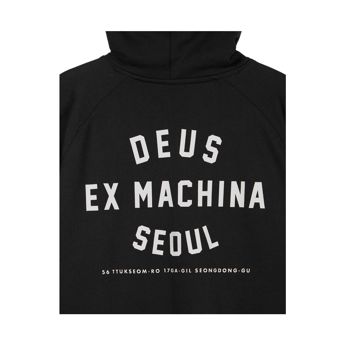 [6% 적립] 데우스 엑스 마키나 서울 컬리지 어드레스 후디 블랙([6% 적립] Deus Ex Machina Seoul College Address Hoodie Black) - 3
