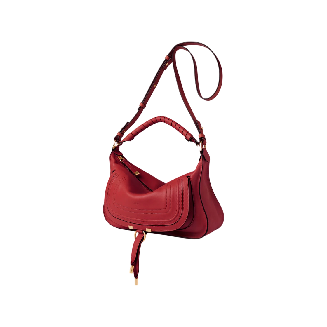 끌로에 스몰 마르씨 숄더백 소프트 레더 디바인 레드(Chloe Small Marcie Shoulder Bag in Soft Leather Divine Red) - 2