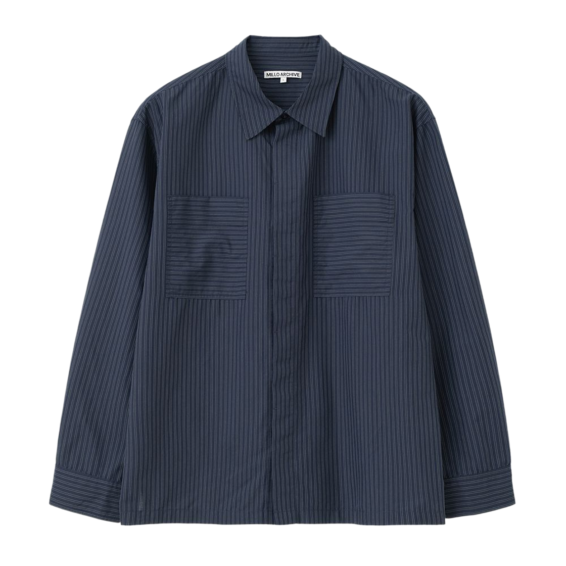 ML915NAV milloarchive Vault Stripe Shirt Navy