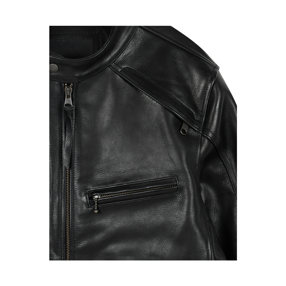 [6% 적립] 데우스 엑스 마키나 알엠씨 모터사이클 레더 재킷 #2 블랙([6% 적립] Deus Ex Machina RMC Motorcycle Leather Jakcet #2 Black) - 4
