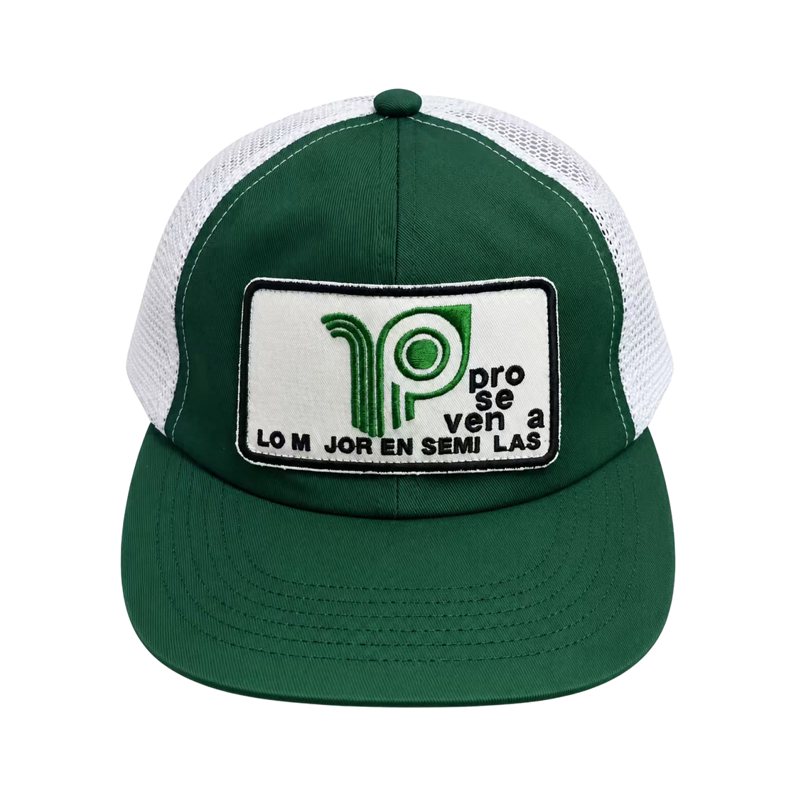 - HOPE x YUMINHA Replica Trucker Hat Green