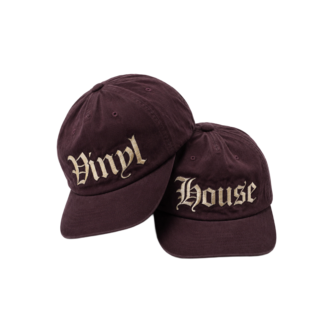 VH2GFUAB22ABG Thevinylhouse Old House Ball Cap Burgundy