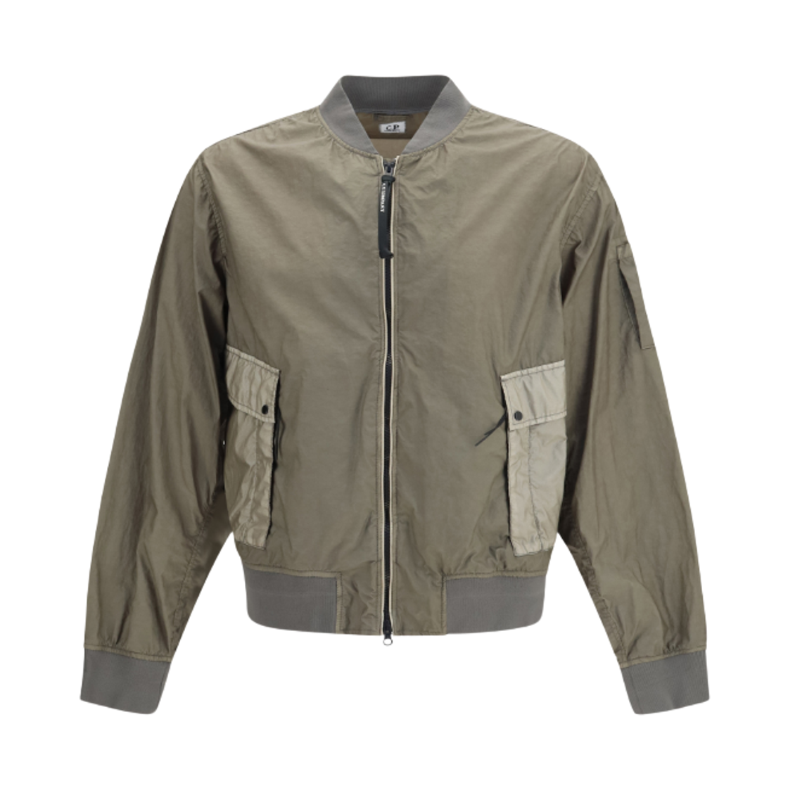 20CMOW191A110185M921 C.P. Company Bi-TM Mixed Lens Bomber Jacket Gunmetal Grey - 26SS