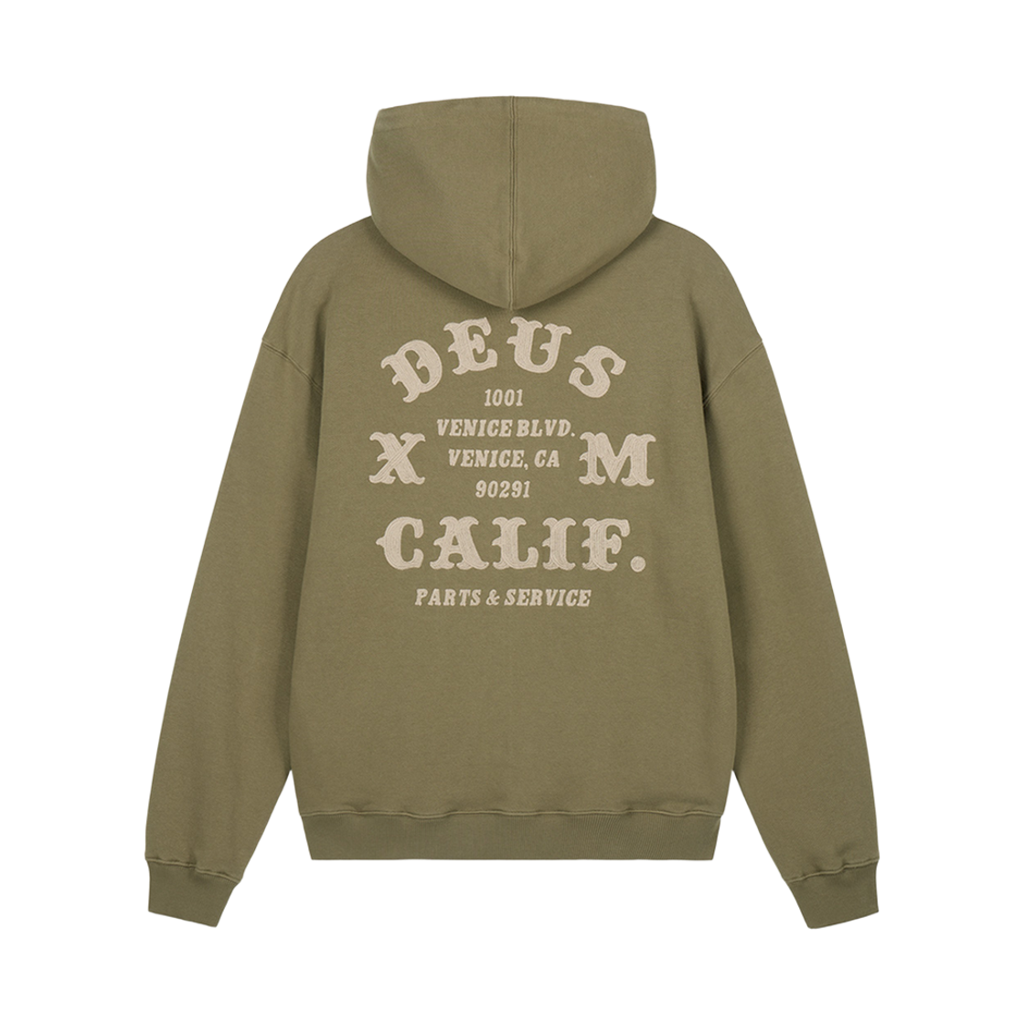 D263UZH230055 [6% 적립] Deus Ex Machina Quick Strike Zip Hoodie Khaki