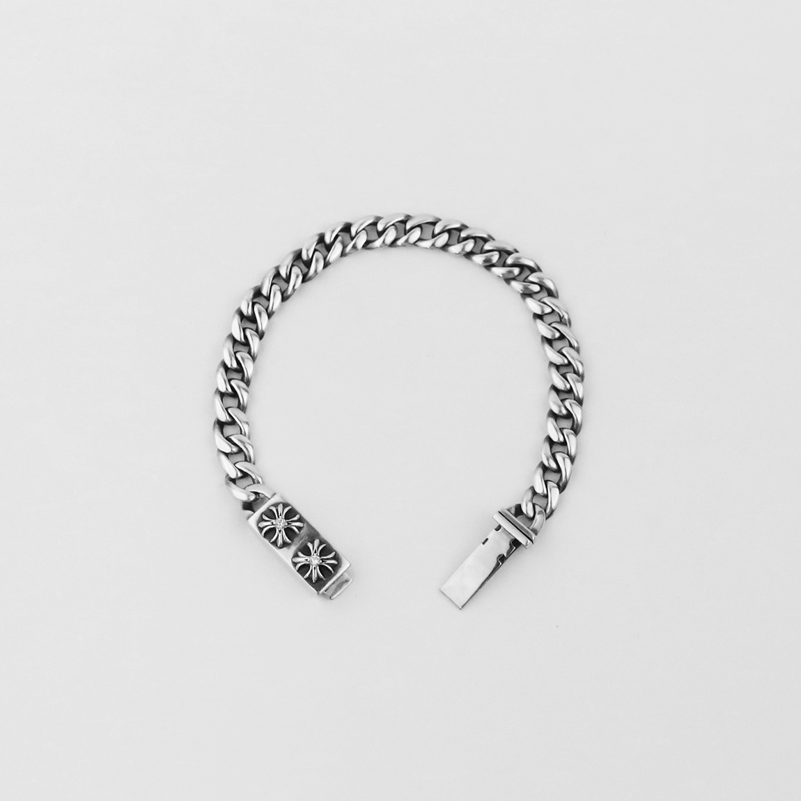 한스룸 크롬하츠 ID 미니 CHX  팔찌 다이아(Hansroom Chrome Hearts ID Mini CHX Dia Bracelet) - 2
