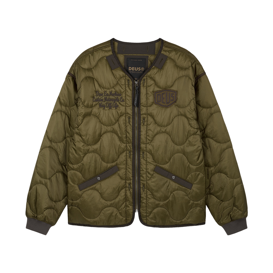 D264UPD280055 [6% 적립] Deus Ex Machina Liner Jacket Khaki