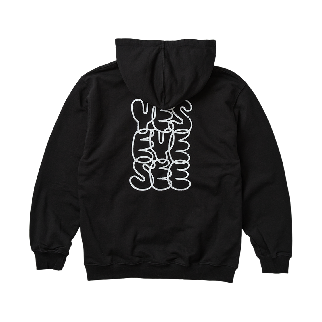 예스아이씨 씨로고 후디 블랙(YESEYESEE C-Logo Hoodie Black) - 2