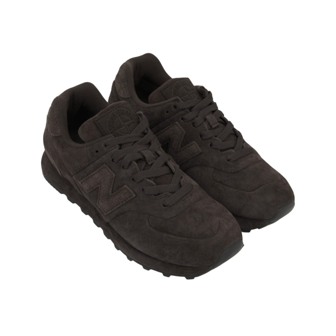 뉴발란스 x 스톤 아일랜드 574 고스트 다크 브라운(New Balance x Stone Island 574 Ghost Dark Brown) - 4