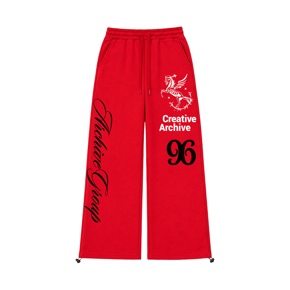벤힛 VH CIRCLE 스웻팬츠 레드(Venhit VH CIRCLE Sweatpants Red) - 2