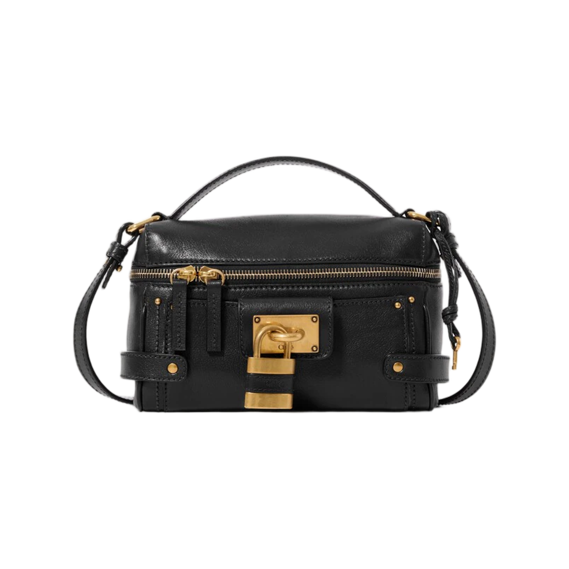 끌로에 패딩턴 베니티 백 그레인드 레더 블랙(Chloe Paddington Vanity Bag in Grained Leather Black)