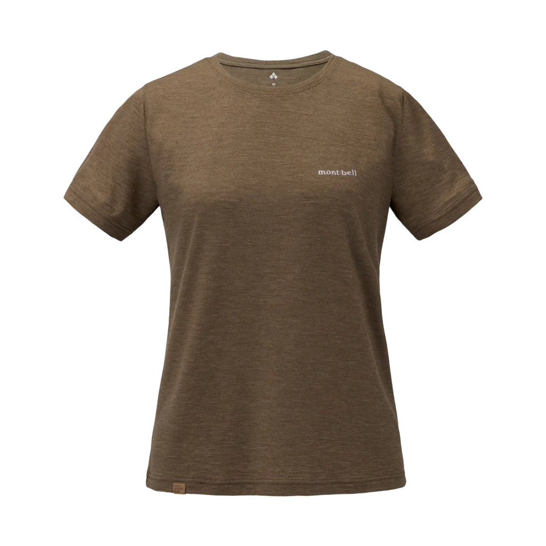1114605 (W) Montbell Merino Wool Plus Light T-Shirt Khaki