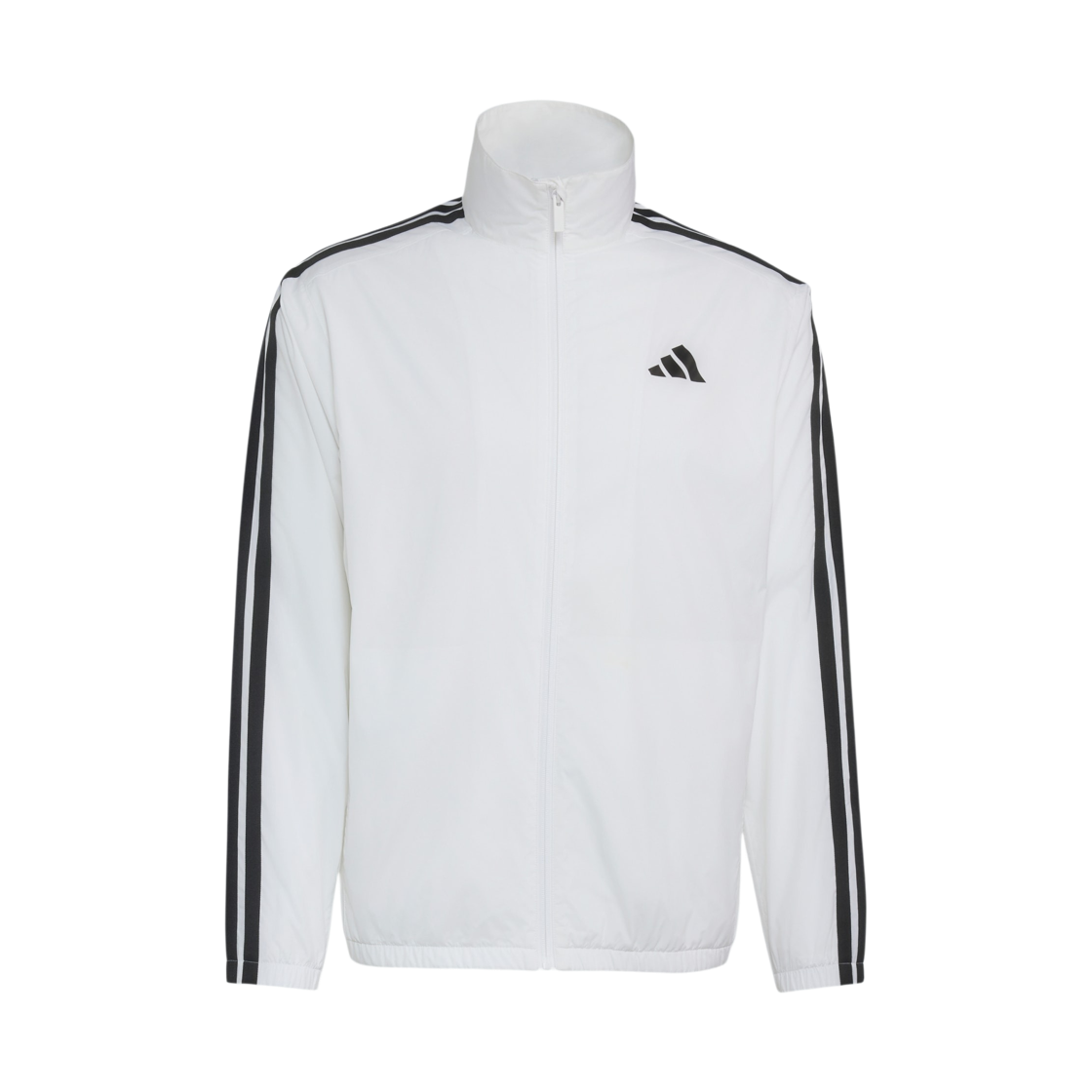 KW3356 Adidas Must Have 3-Stripes Brushed Tricot Lined Full Zipper Jacket White - KR Sizing