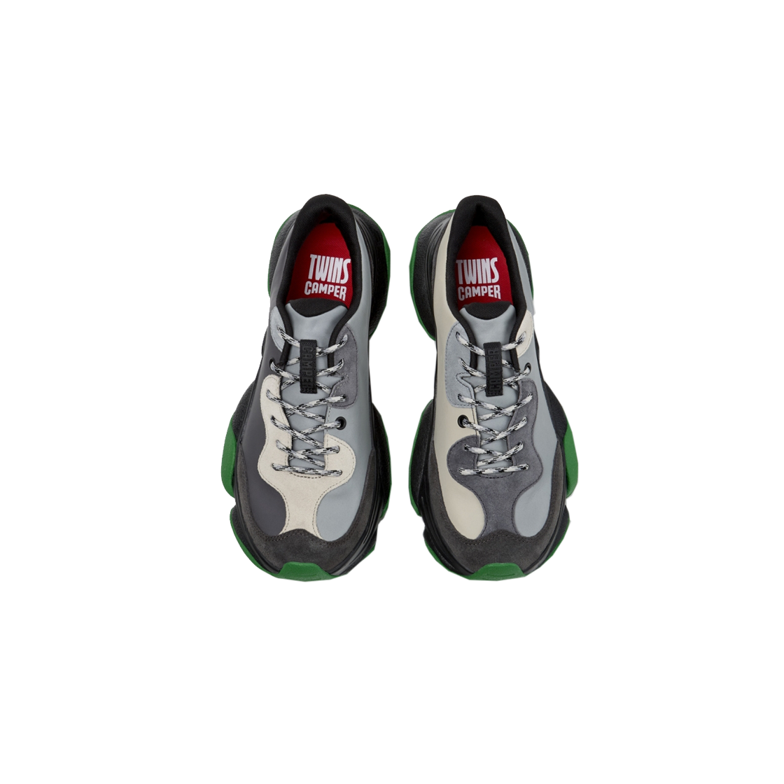 캠퍼 남성 카스트2 스니커즈 그레이(Camper Man Karst 2 Twins Sneakers Grey) - 3