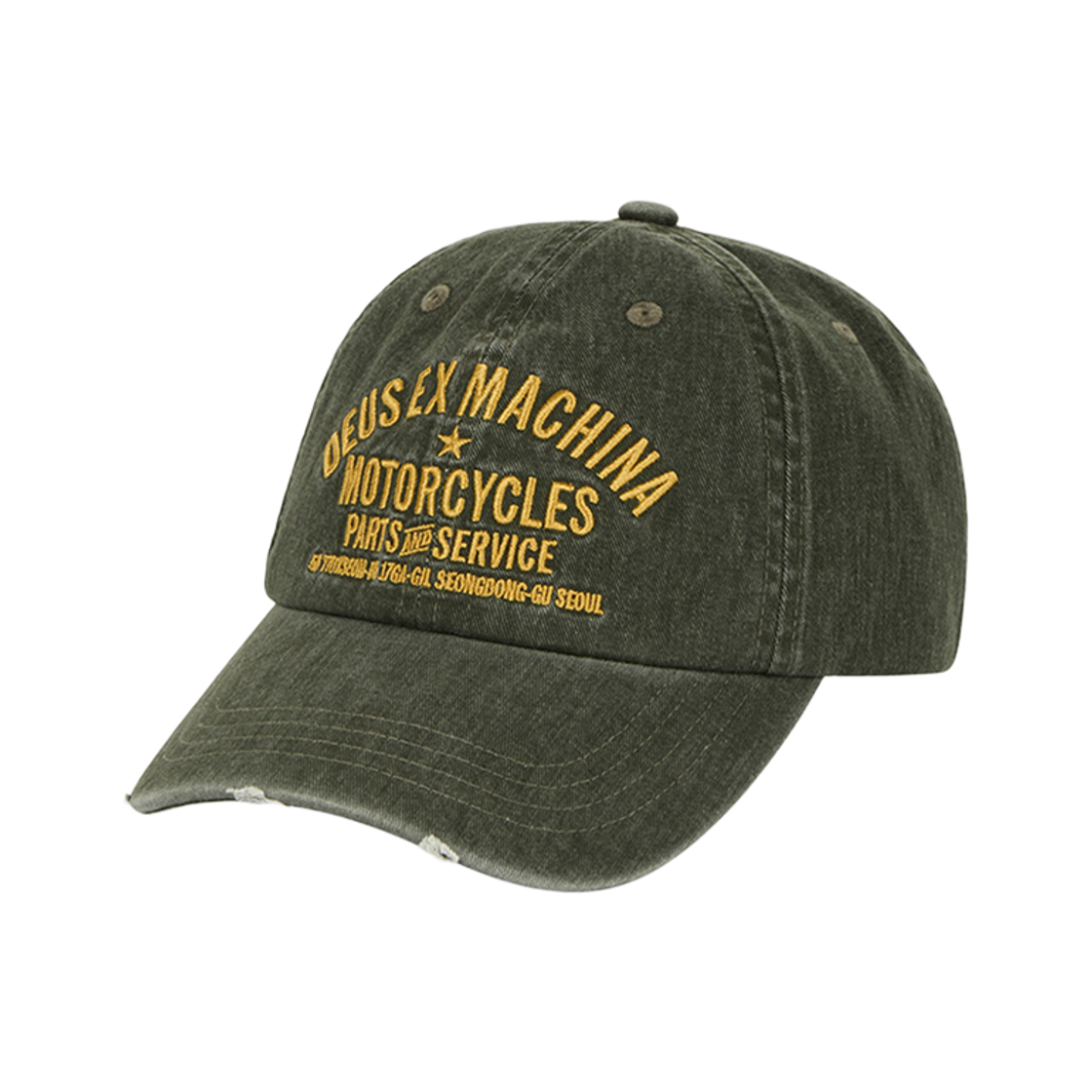 [6% 적립] 데우스 엑스 마키나 다이드 서울 오리지널 어드레스 캡 카키([6% 적립] Deus Ex Machina Dyed Seoul Original Address Cap Khaki) - 3