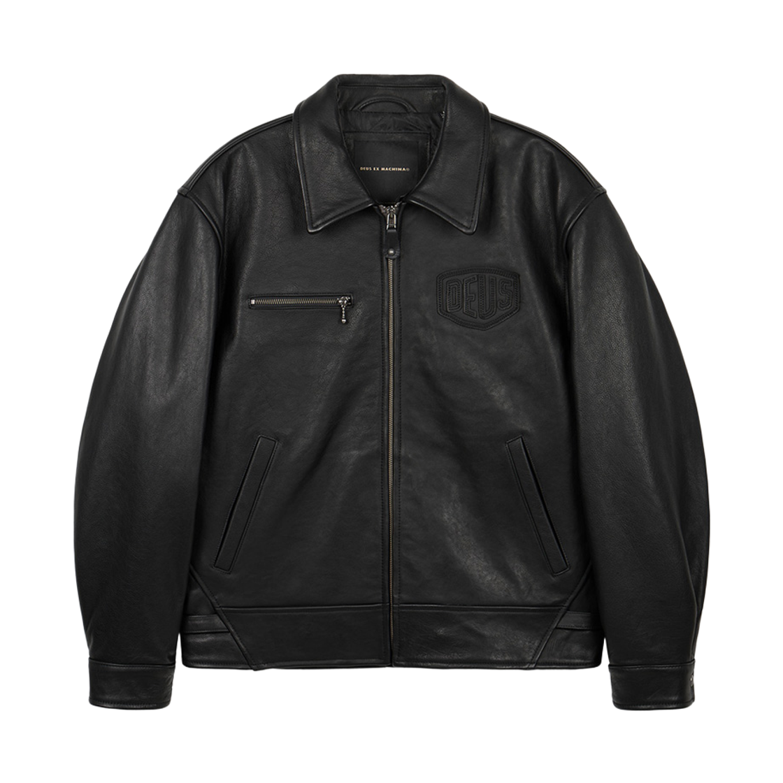 [6% 적립] 데우스 엑스 마키나 백타입 레더 워크 재킷 블랙([6% 적립] Deus Ex Machina Backtype Leather Work Jacket Black) - 2