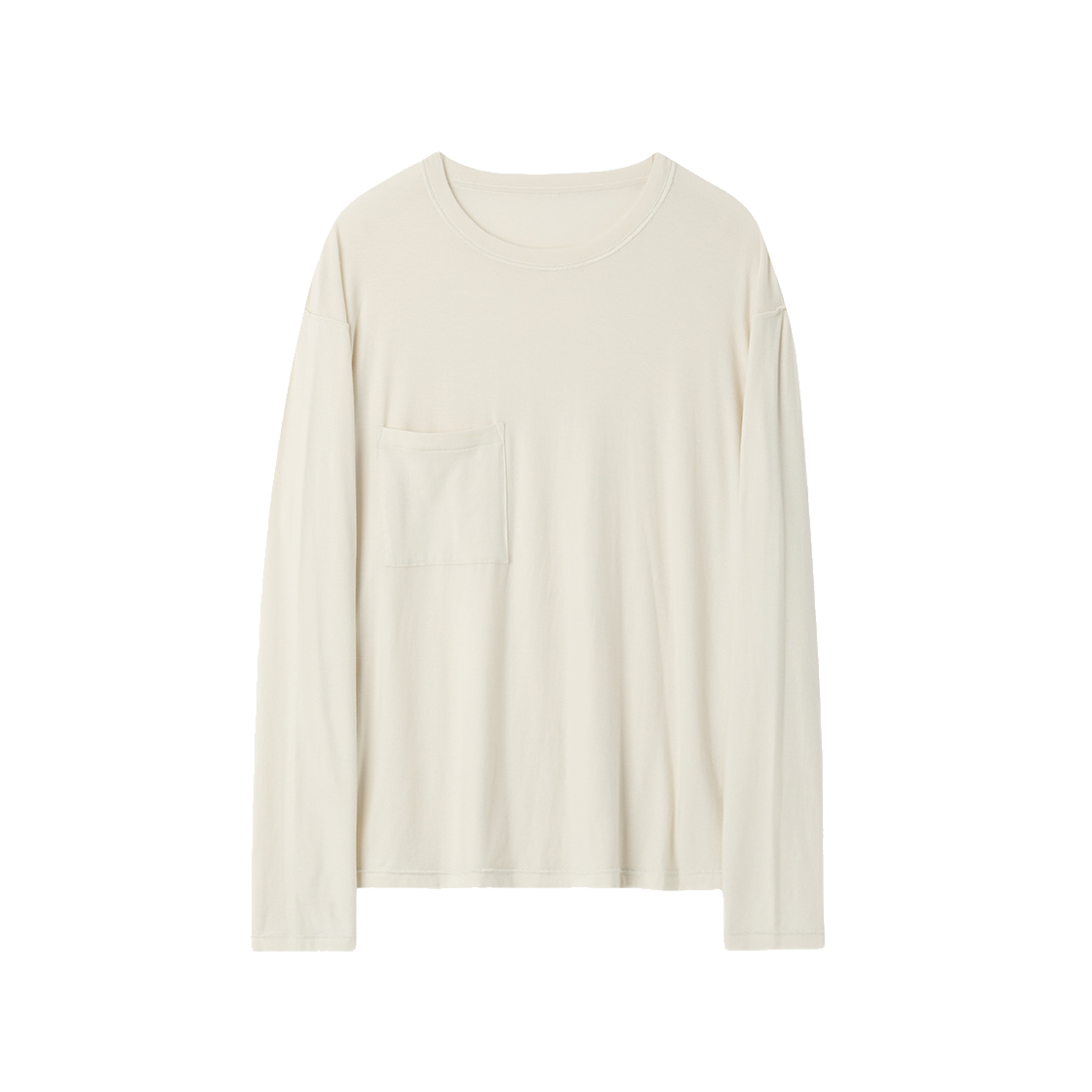 NCH26A-CT04WH CHOWOO Reversible Modal Long Sleeve White