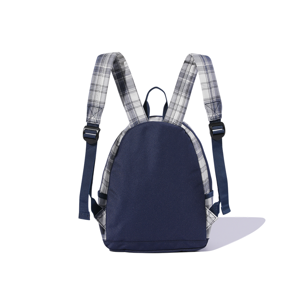 스포츠챔버 스퀘어 체크 백팩 블루이시 그레이(SPORT CHAMBER Square Check Backpack Bluish Gray) - 2