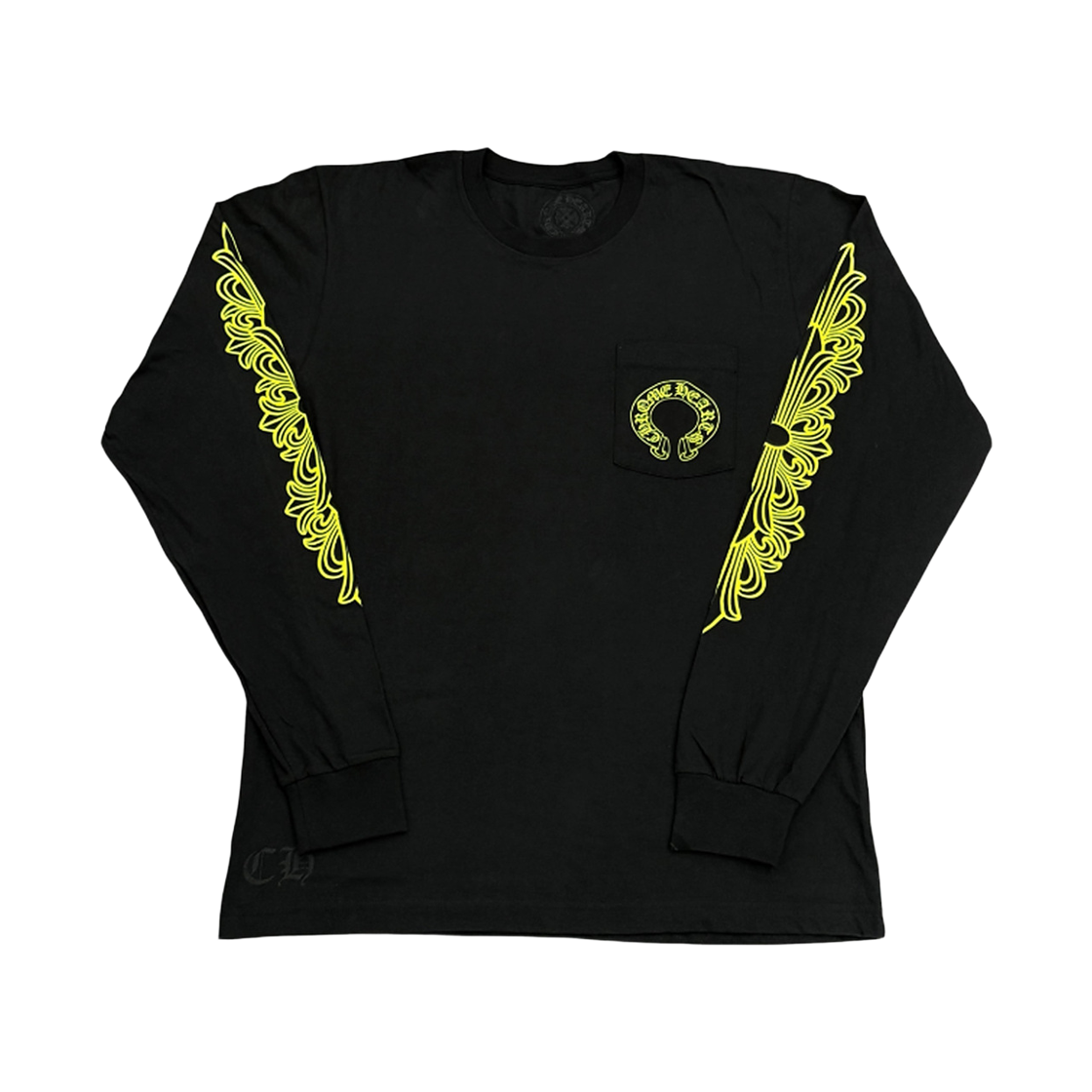 22 TheDosan x chrome hearts horse shoe floral long sleeve