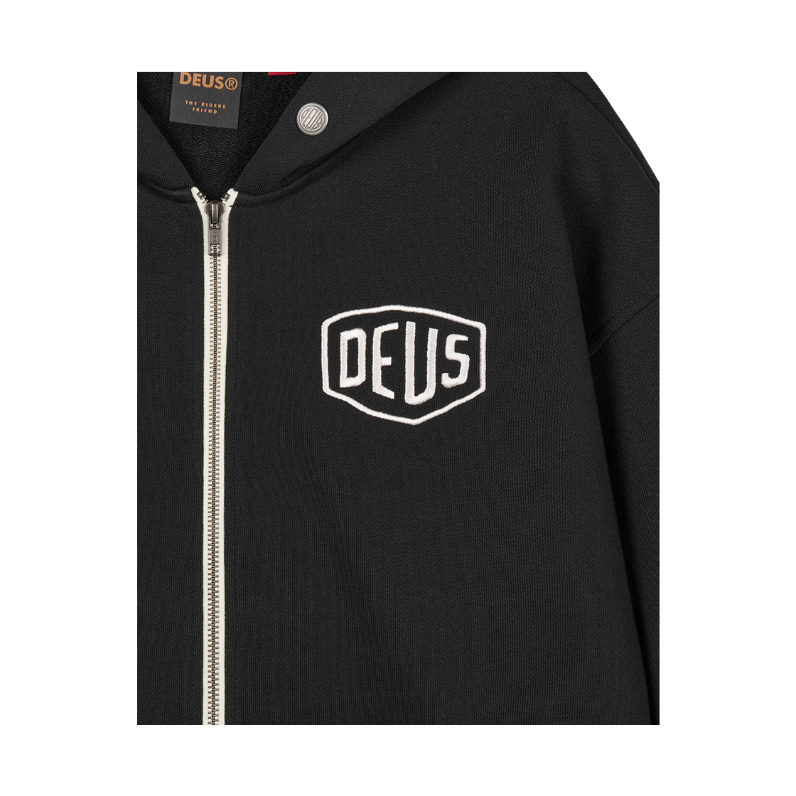 [6% 적립] 데우스 엑스 마키나 커스텀 집 후디 블랙([6% 적립] Deus Ex Machina Custom Zip Hoodie Black) - 5