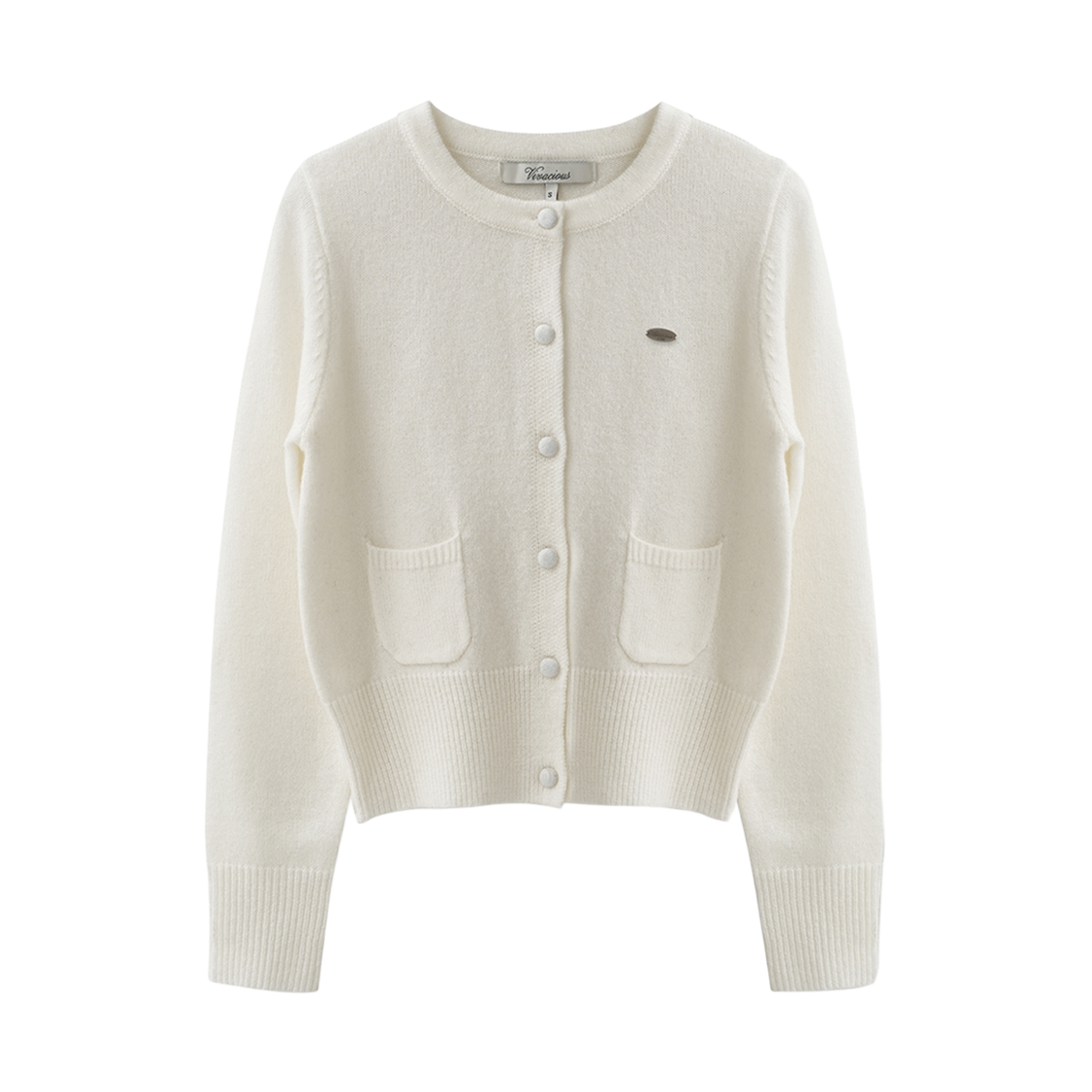 VV63KN07IV VIVACIOUS Eveil Pocket Knit CD IVORY