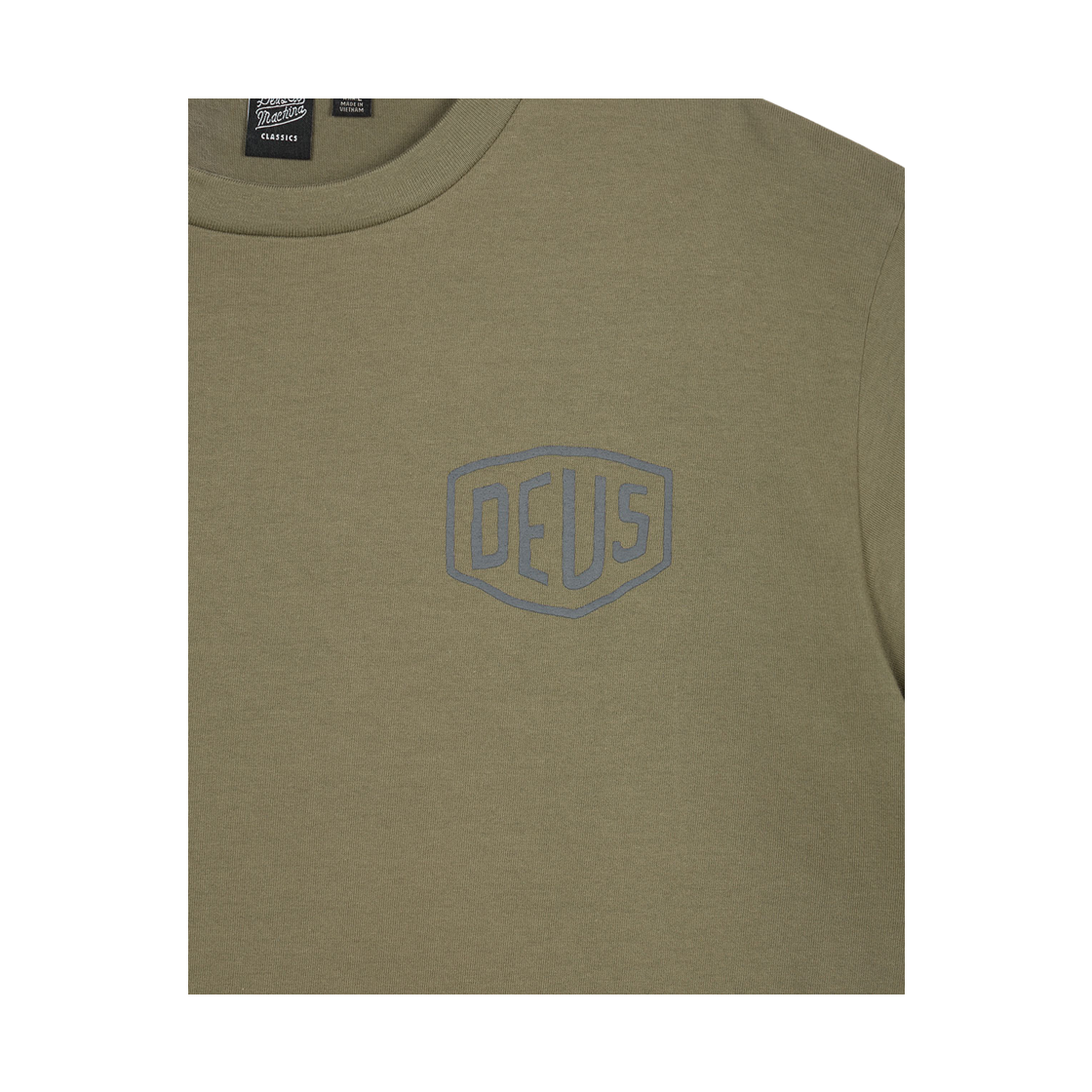 [6% 적립] 데우스 엑스 마키나 서울 컬리지 어드레스 티셔츠 올리브([6% 적립] Deus Ex Machina Seoul College Address Tee Olive) - 4