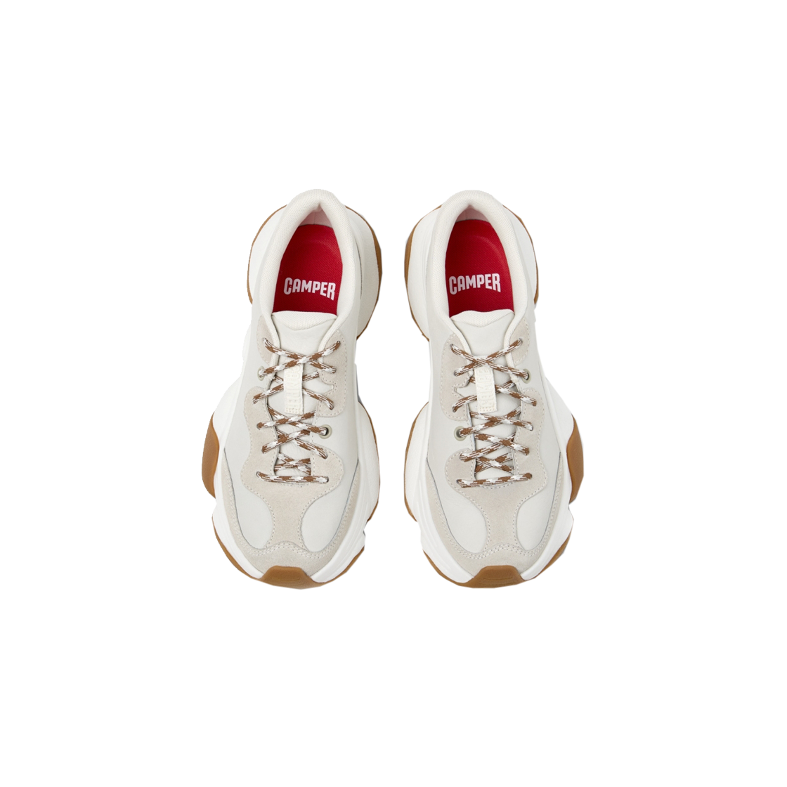 캠퍼 여성 카스트2 스니커즈 아이보리(Camper Woman Karst 2 Sneakers Ivory) - 3