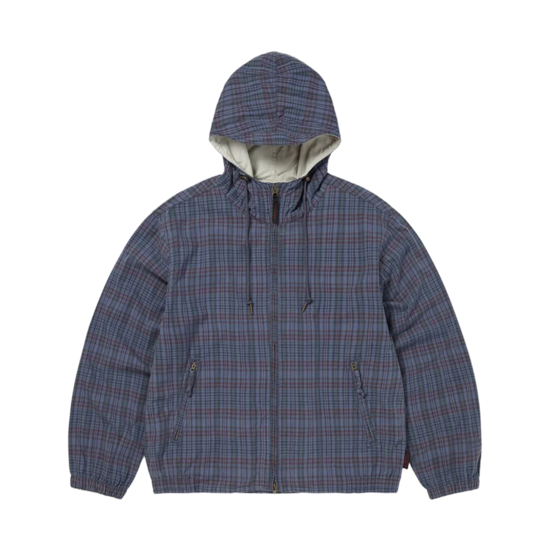 디스이즈네버댓 x 그라미치 워시드 윈드 자켓 네이비 플레이드(Thisisneverthat x Gramicci Washed Wind Jacket Navy Plaid)