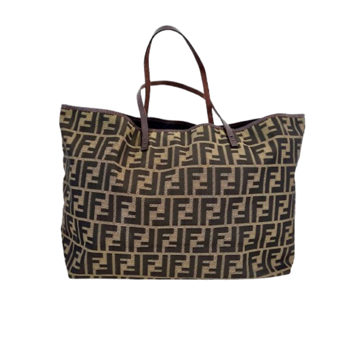 ITOI7MK2IO4V Fendi Juka FF Monogram Roll Tote Bag