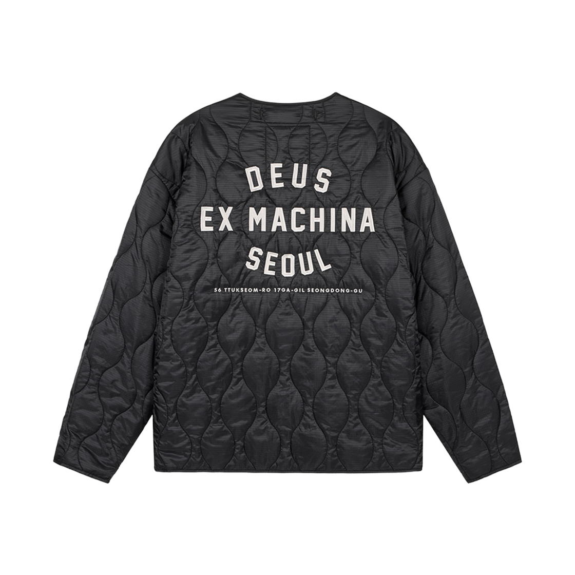 [6% 적립] 데우스 엑스 마키나 서울 컬리지 어드레스 라이너 재킷 블랙([6% 적립] Deus Ex Machina Seoul College Address Liner Jacket Black) - 2