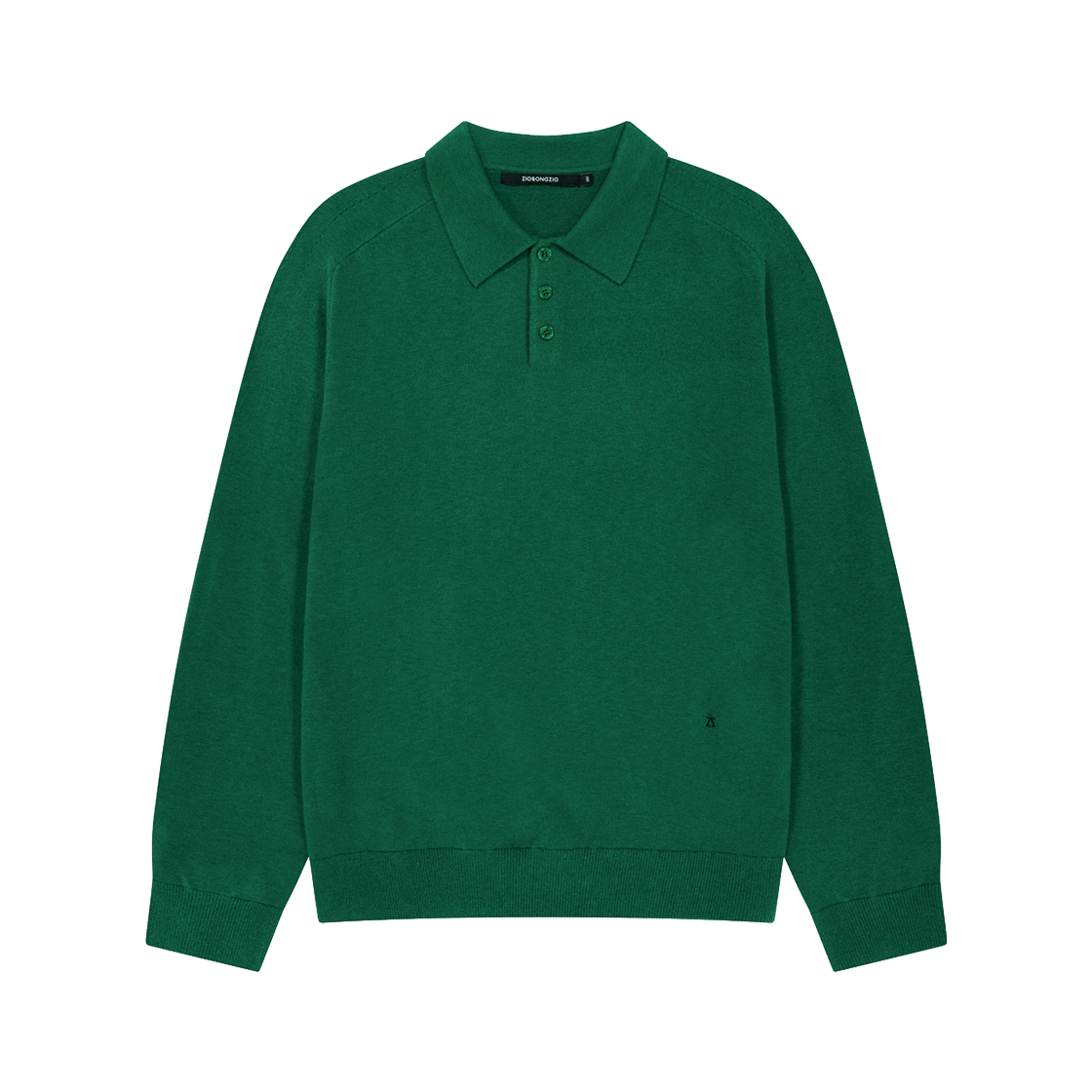 ZI6KT677GR ZIOSONGZIO Timeless Collared Knit Green