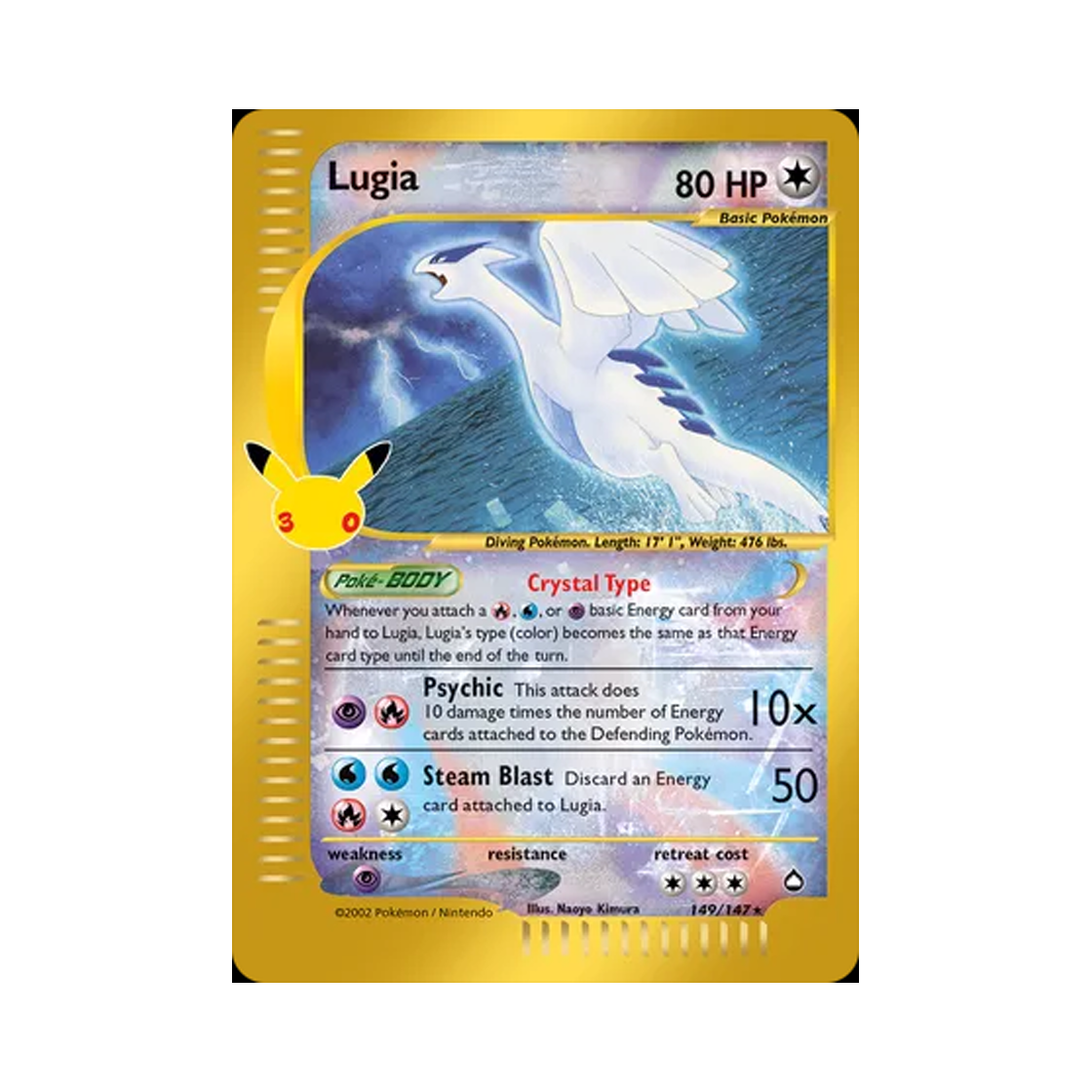 30C149-147 Pokemon TCG Lugia RS 30th Celebration Classic Collection (English Ver.)