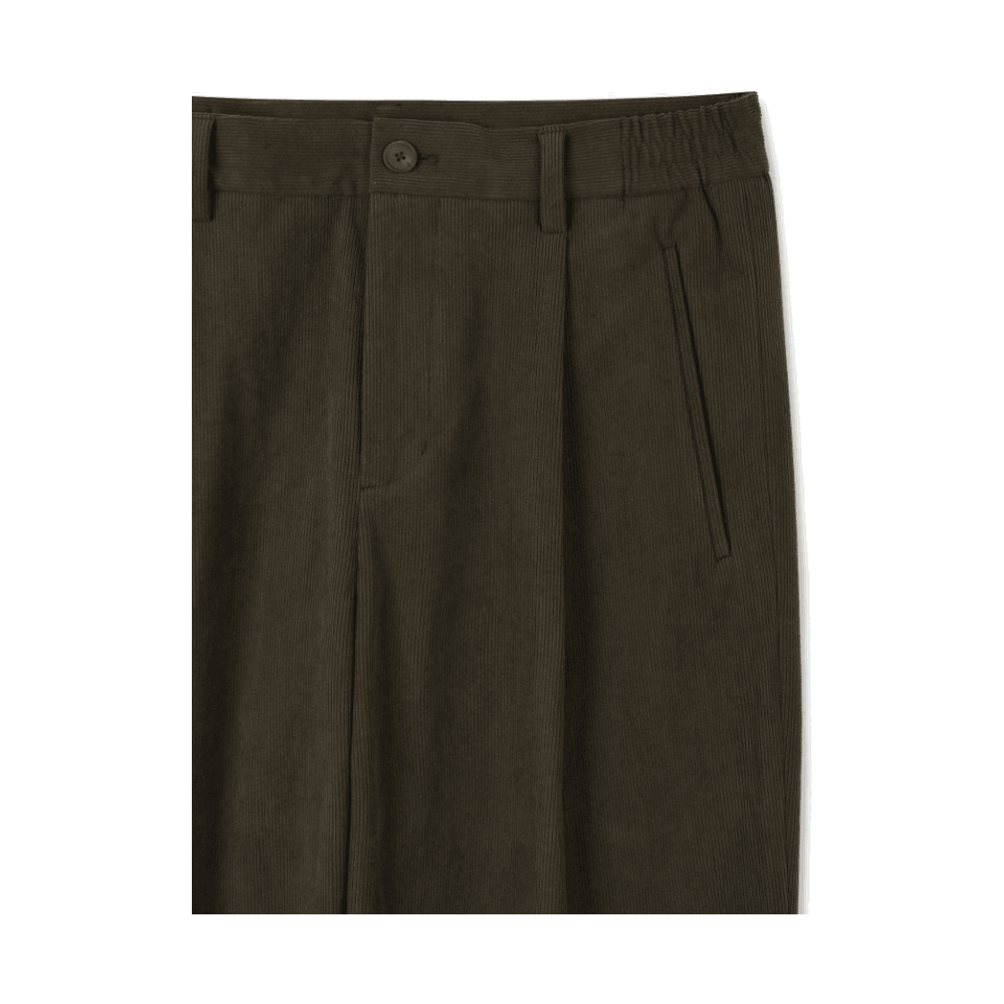 24/7 시리즈 코듀로이 세미 와이드 팬츠  브라운(24/7 series Corduroy Semi-Wide Pants Brown) - 4
