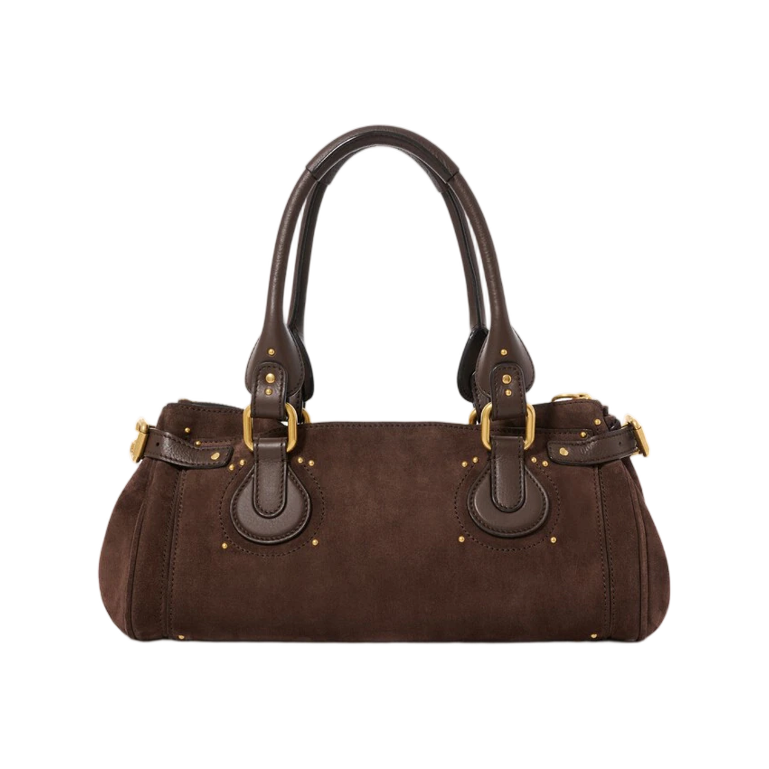 끌로에 패딩턴 백 스웨이드 레더 콜 브라운(Chloe Paddington Bag in Suede Leather Kohl Brown) - 3