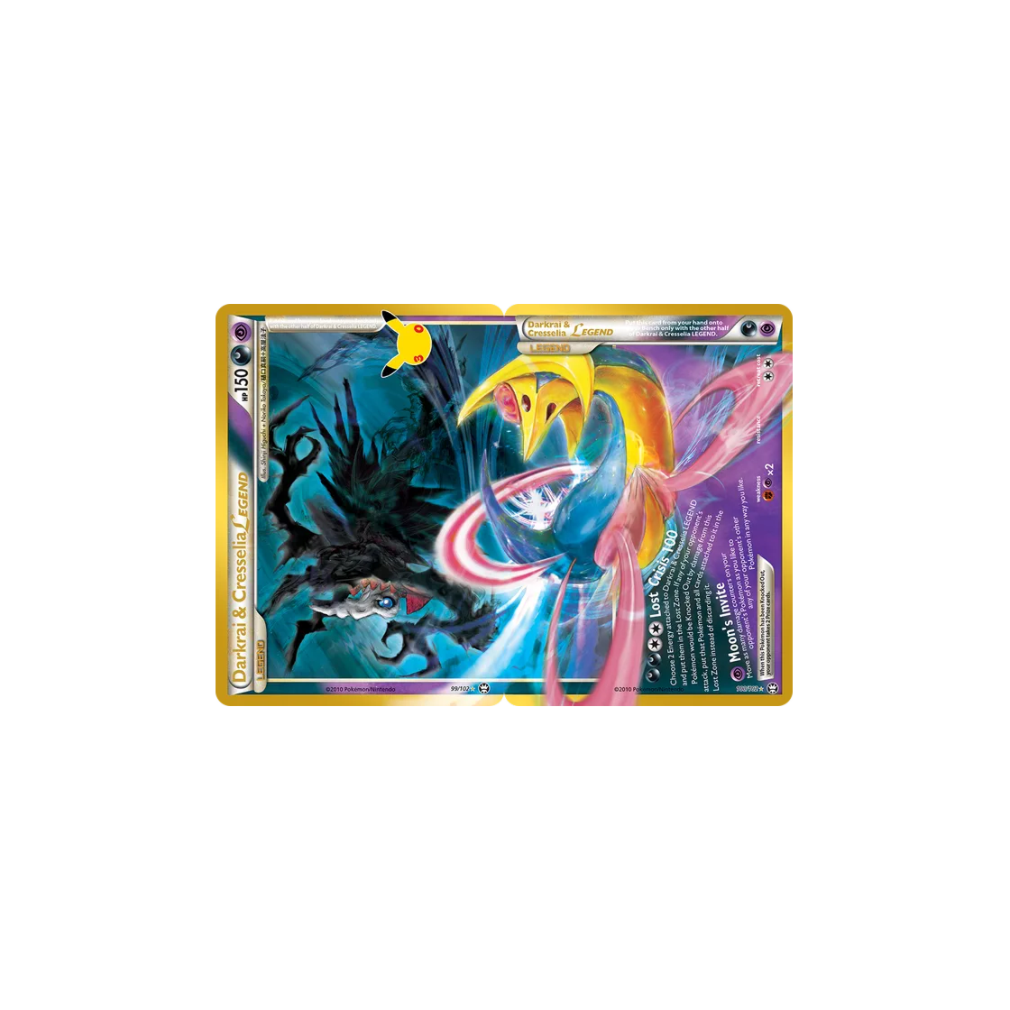 30C99-100-102 Pokemon TCG Darkrai & Cresselia LEGEND L 30th Celebration Classic Collection Set of 2 (English Ver.)
