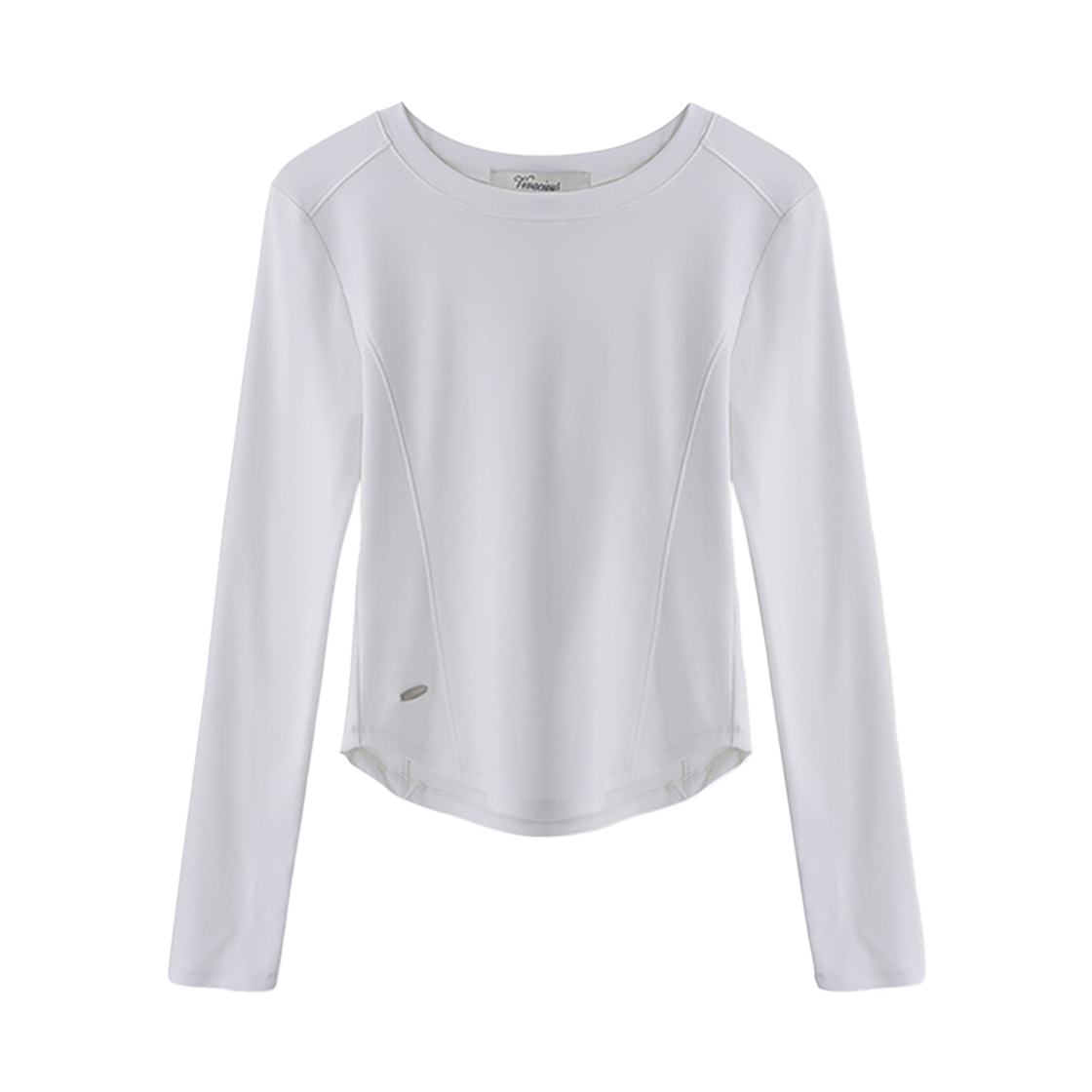 VV63TS03IV VIVACIOUS Luce Princess-line Hem Long Sleeve IVORY