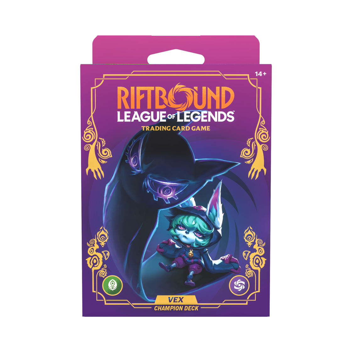 리프트바운드 언리시드 벡스 챔피언 덱 박스 (영문판)(Riftbound Unleashed Champion Deck Vex Box (English Ver.)) - 1
