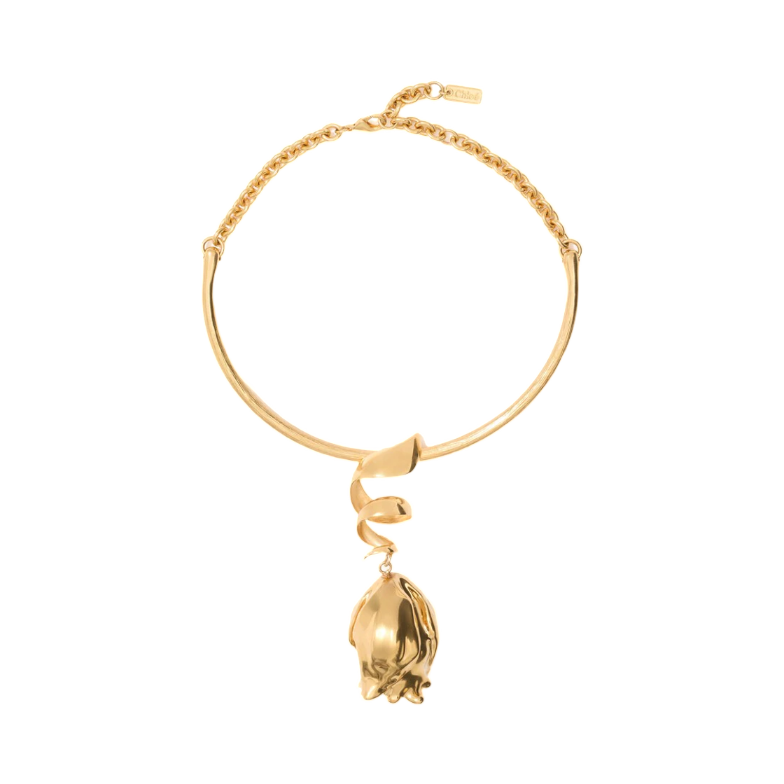 CH26WJN35CB79DC (W) Chloe Bloomcraft Necklace Vintage Gold