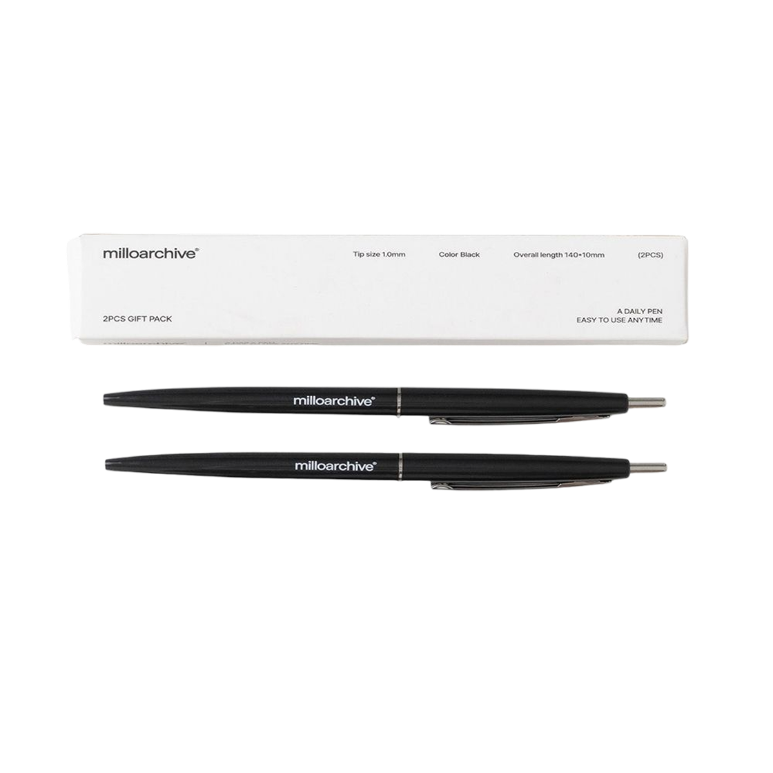 밀로 아카이브 시그니처 리니어 펜 블랙(milloarchive Signature Linear Pen Black) - 1
