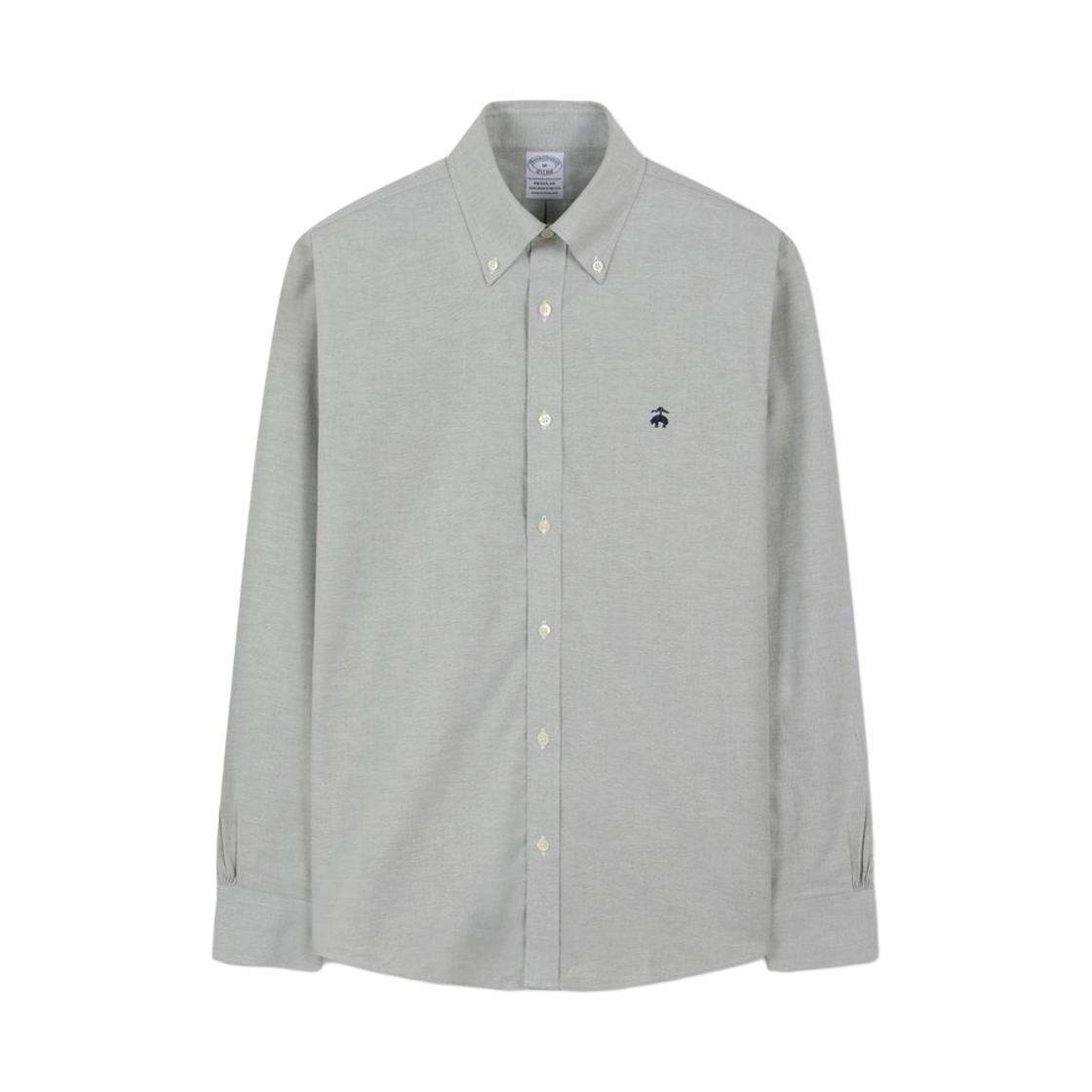 BBTHMMG305-DGN BrooksBrothers Non-Iron Oxford Solid Shirt Dark Green