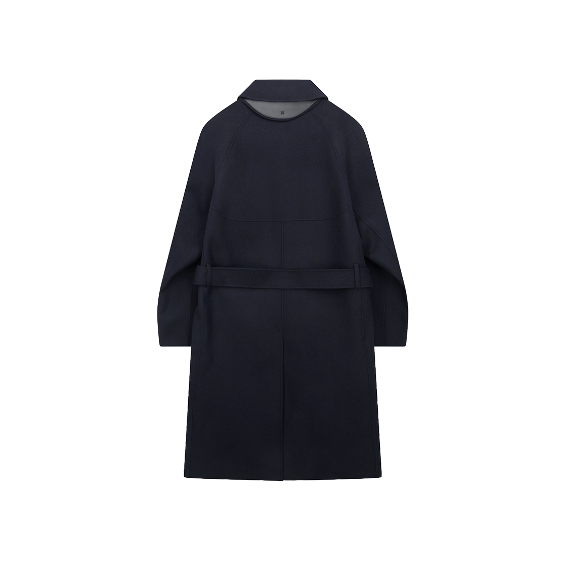 지오송지오 벨티드 발마칸 핸드메이드 코트 네이비 ZI5CT533NY(ZIOSONGZIO Belted Balmacaan Handmade Coat Navy) - 2