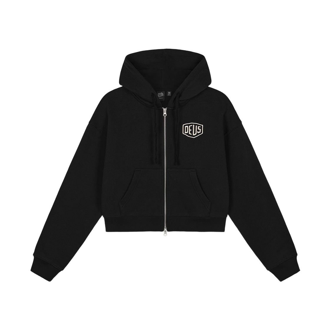 [6% 적립] 데우스 엑스 마키나 우먼 서울 컬리지 어드레스 집 후디 블랙([6% 적립] Deus Ex Machina W. Seoul College Address Zip Hoodie Black) - 2