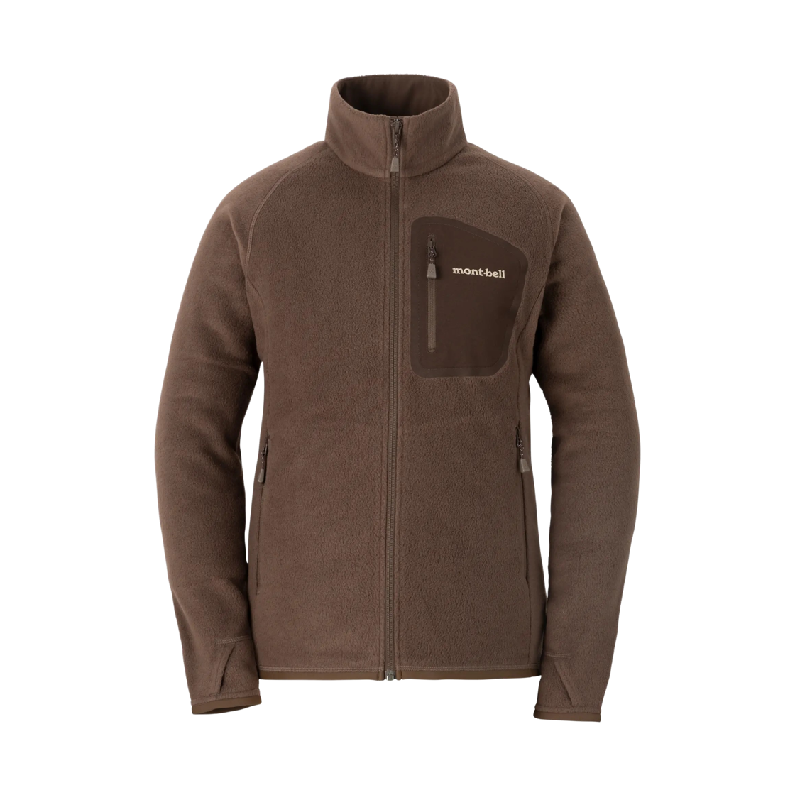 2306156 (W) Montbell Climaplus100 Jacket Dark Brown 25