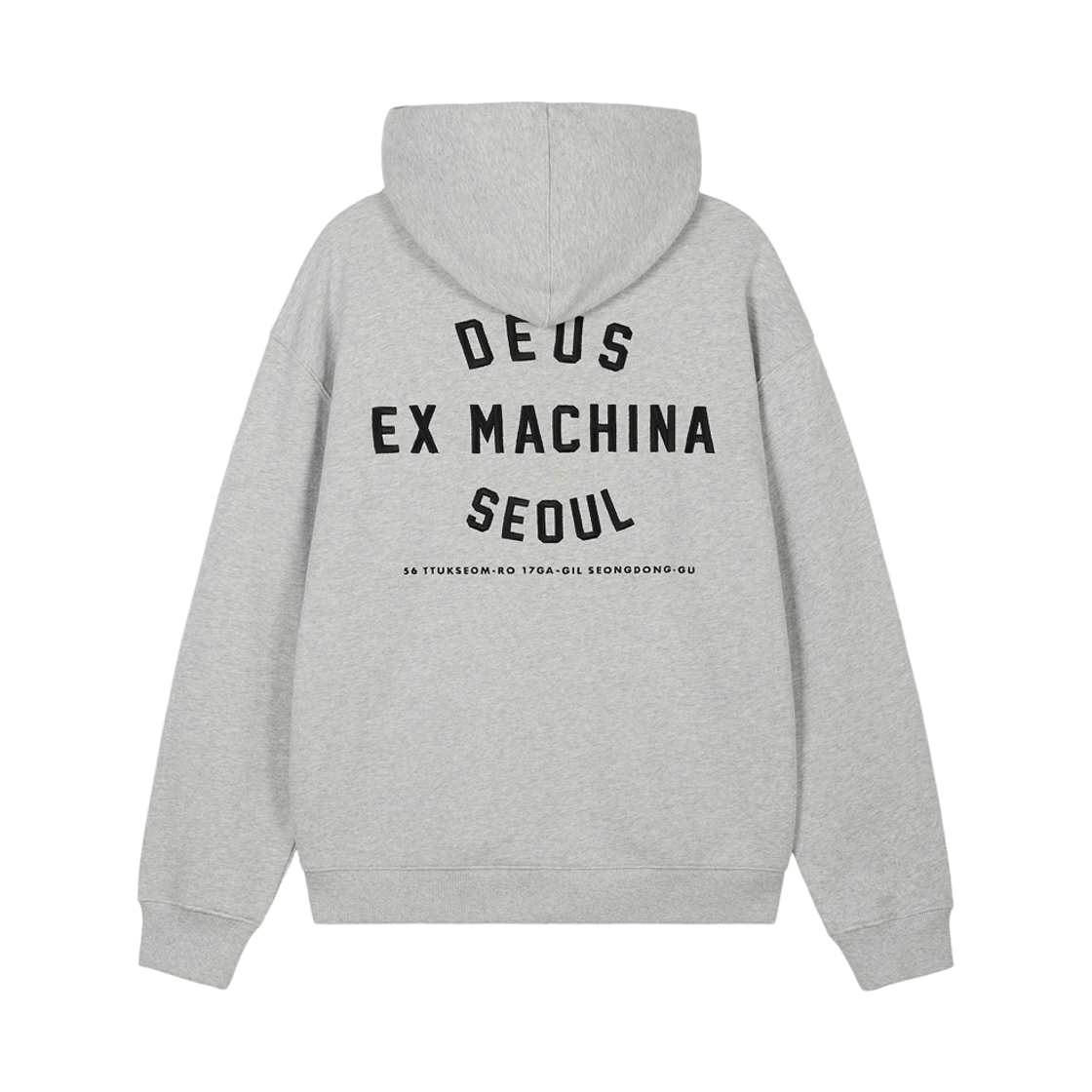 D261UZH910093 [6% 적립] Deus Ex Machina Seoul College Address Zip Hoodie M/Grey
