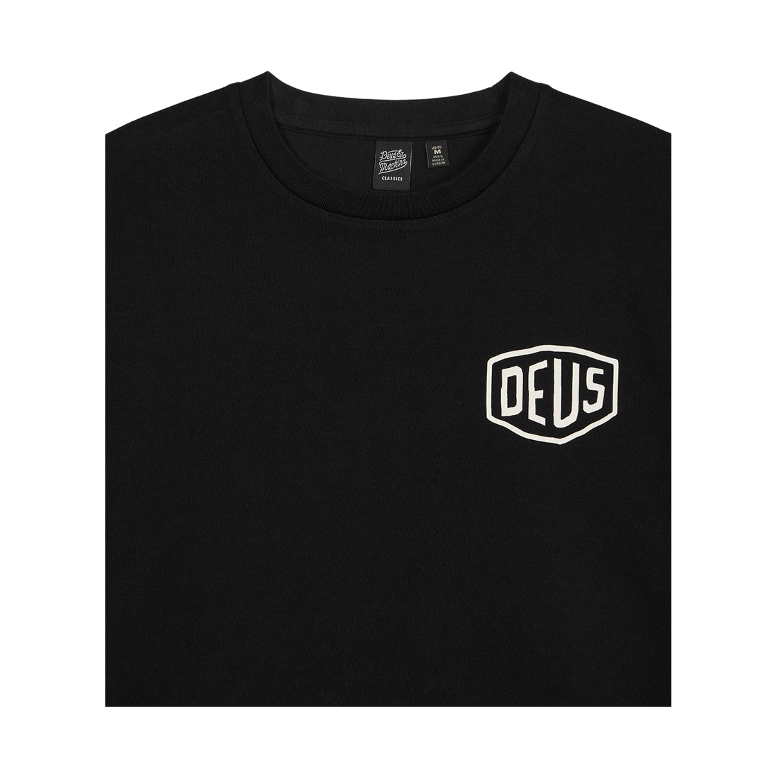 [6% 적립] 데우스 엑스 마키나 서울 컬리지 어드레스 티셔츠 블랙([6% 적립] Deus Ex Machina Seoul College Address Tee Black) - 3