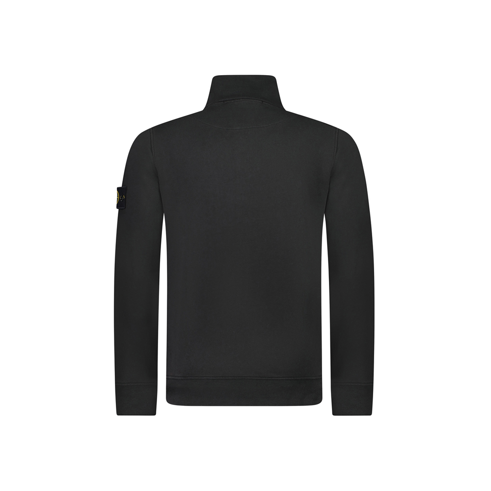 [20% 쿠폰] 스톤 아일랜드 패치 하프집업 맨투맨 블랙 - 26SS([20% 쿠폰] Stone Island Patch Half Zip Sweatshirt Black - 26SS) - 3