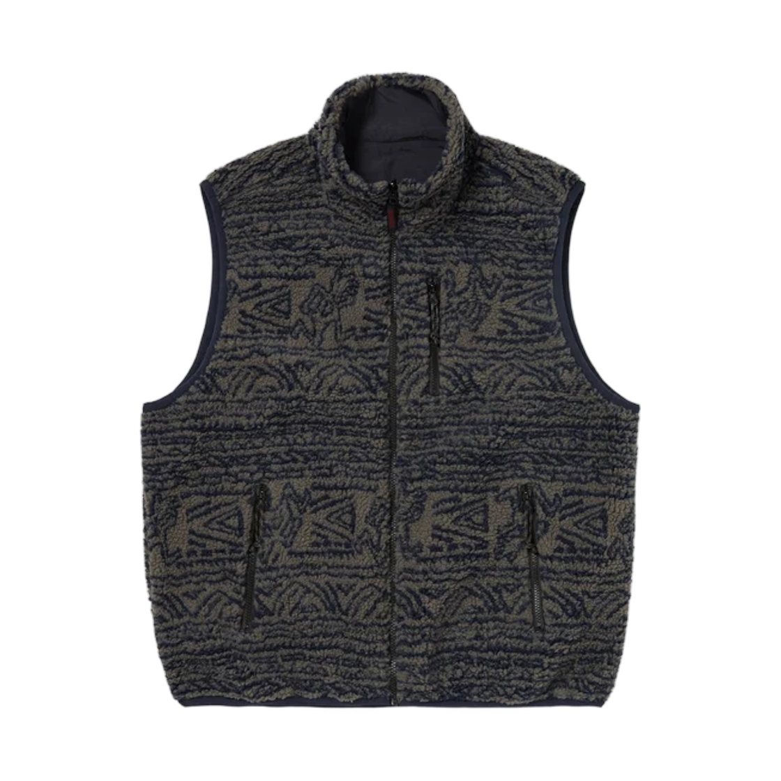 디스이즈네버댓 x 그라미치 리버시블 플리스 베스트 다크 네이비(Thisisneverthat x Gramicci Reversible Fleece Vest Dark Navy)