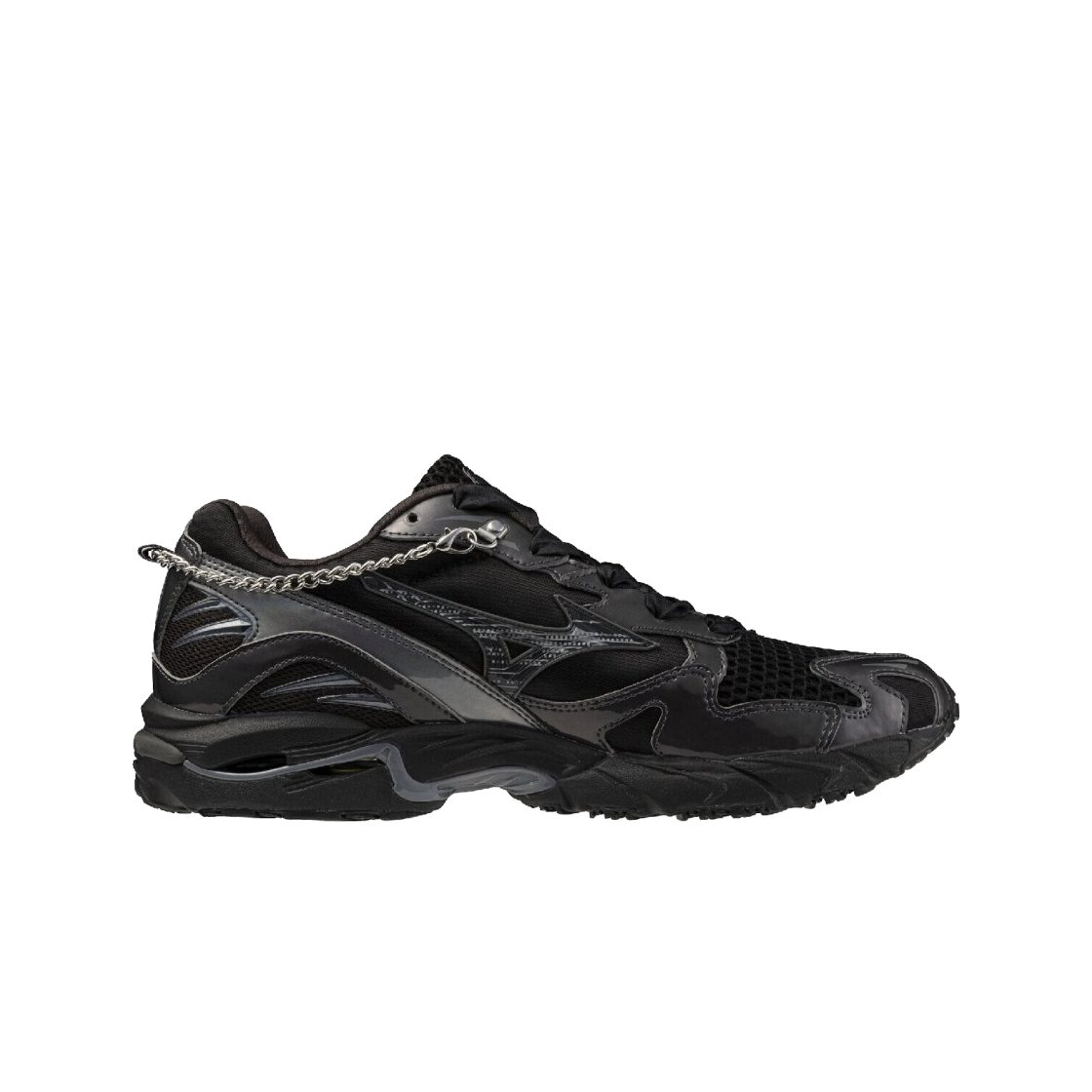 KW6DSOBMZ11BK Mizuno Women Wave Rider 10 Jewel Black Black Sand Quiet Shade - 26FW