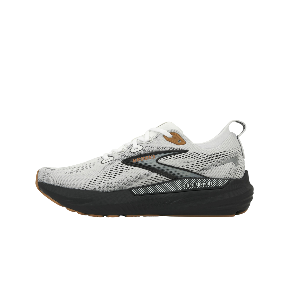 브룩스 러닝 글리세린 GTS 22 화이트 그레이 - D 미디움(Brooks Running Glycerin GTS 22 White Grey - D Medium) - 3