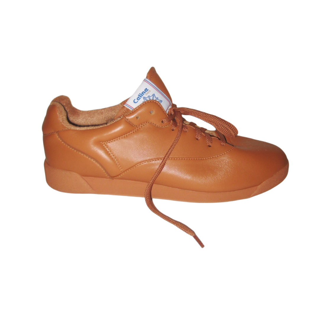 369405533C-03PT Celine x Reebok Lambskin Freestyle Lo Peanut
